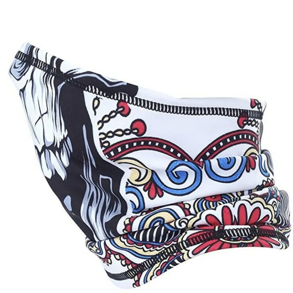 Winter Fleece Neck Gaiter Half Face Mask Ski Motorcycle Cycling Scarf Bandana US - Picture 3 of 6